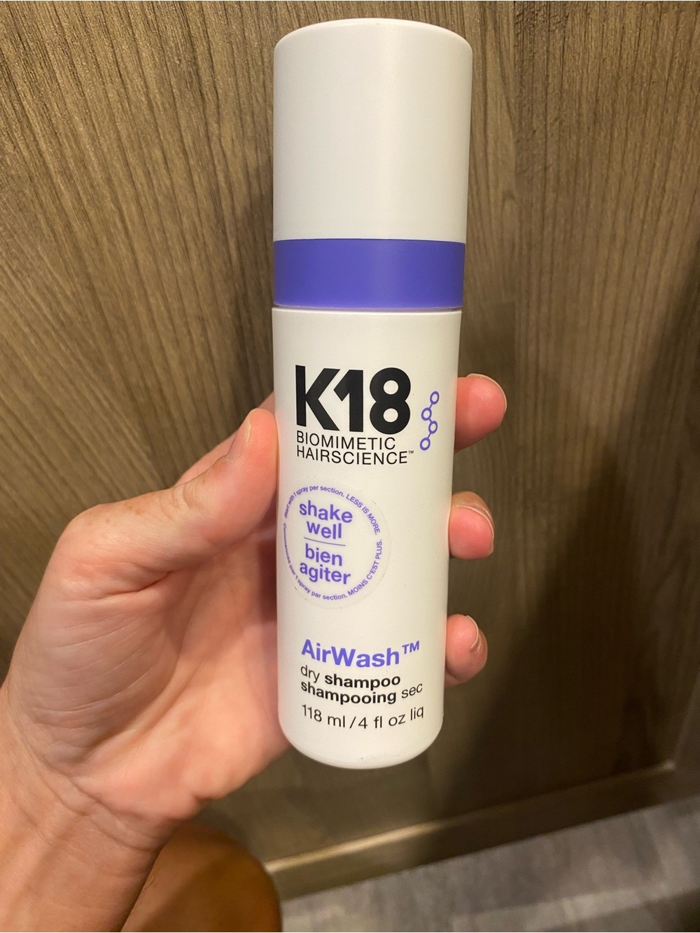 AirWash Dry Shampoo - White with Purple Accent